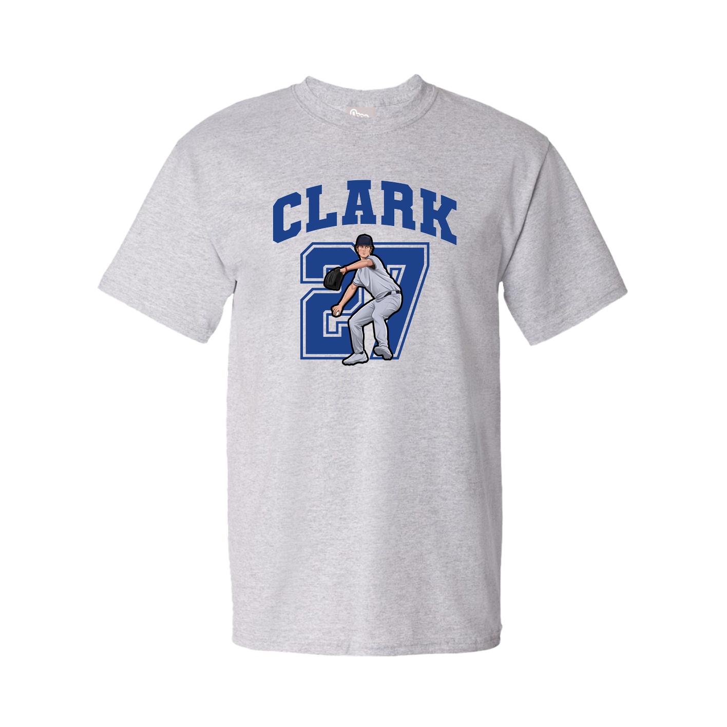 Youth Tee — Number in Grey