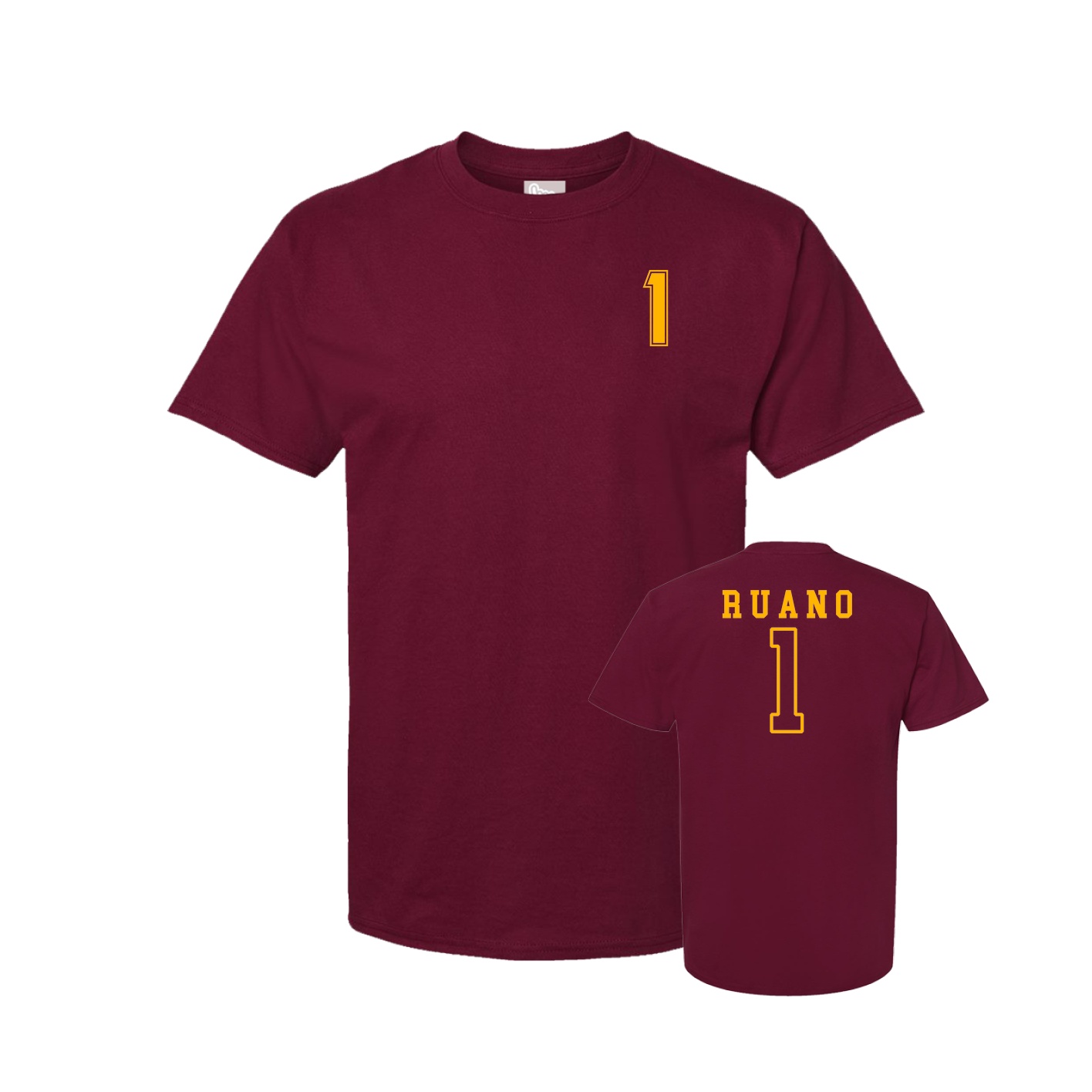 Youth Tee — Chest Back in Cardinal