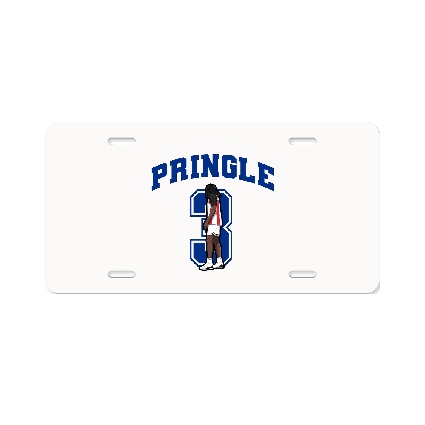 License Plate — Number in Classic
