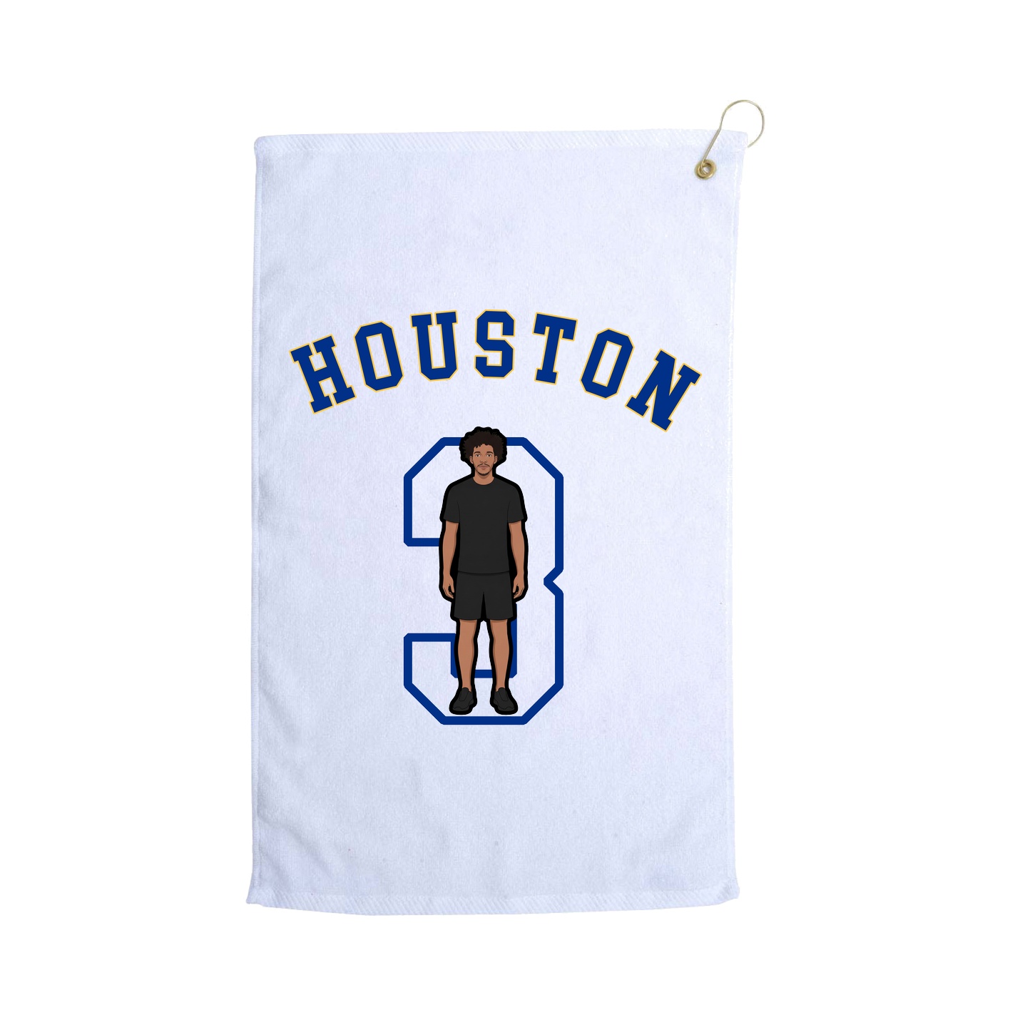 Golf Towel — Shirsey Arch in White