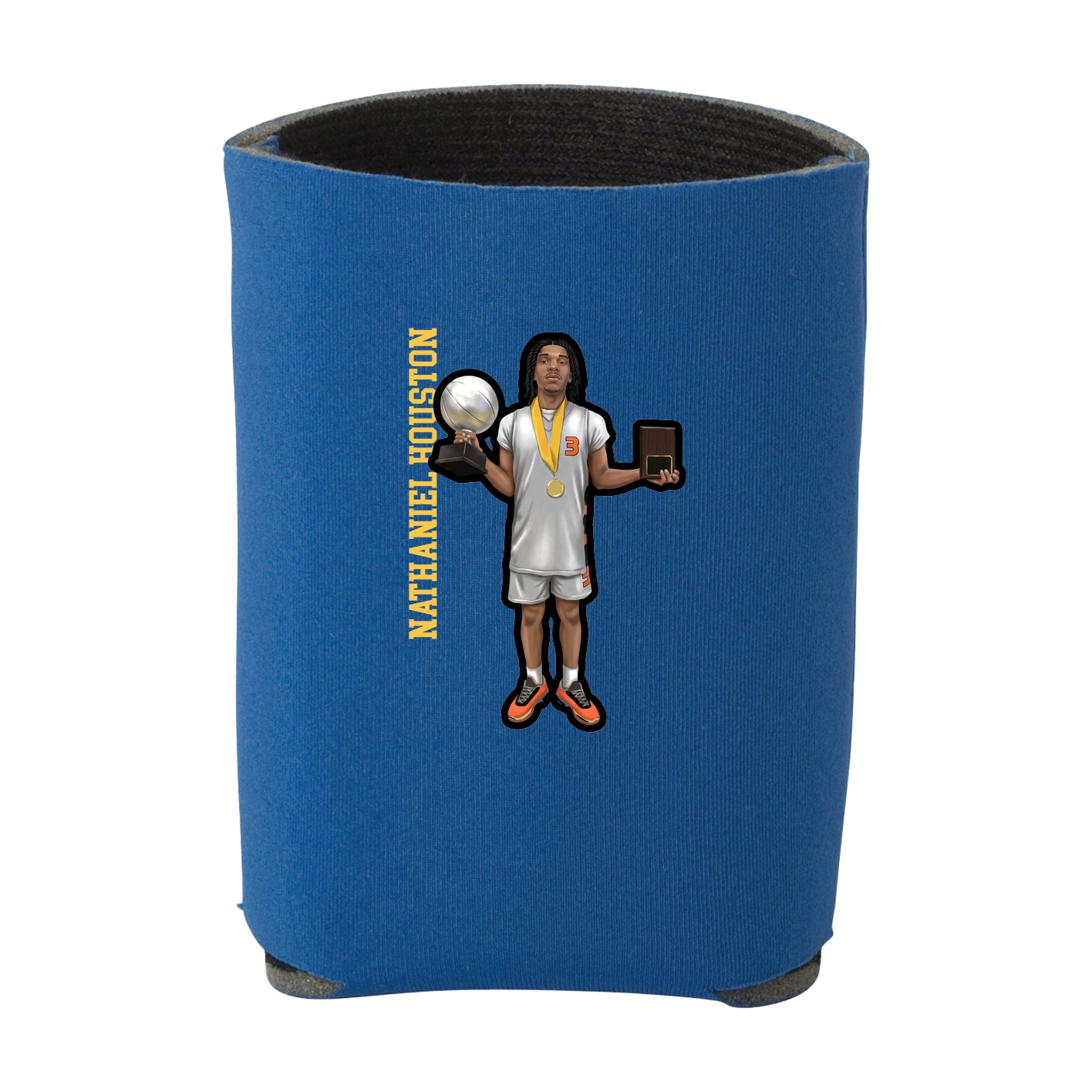 Can Holder — Name Vertical in Royal
