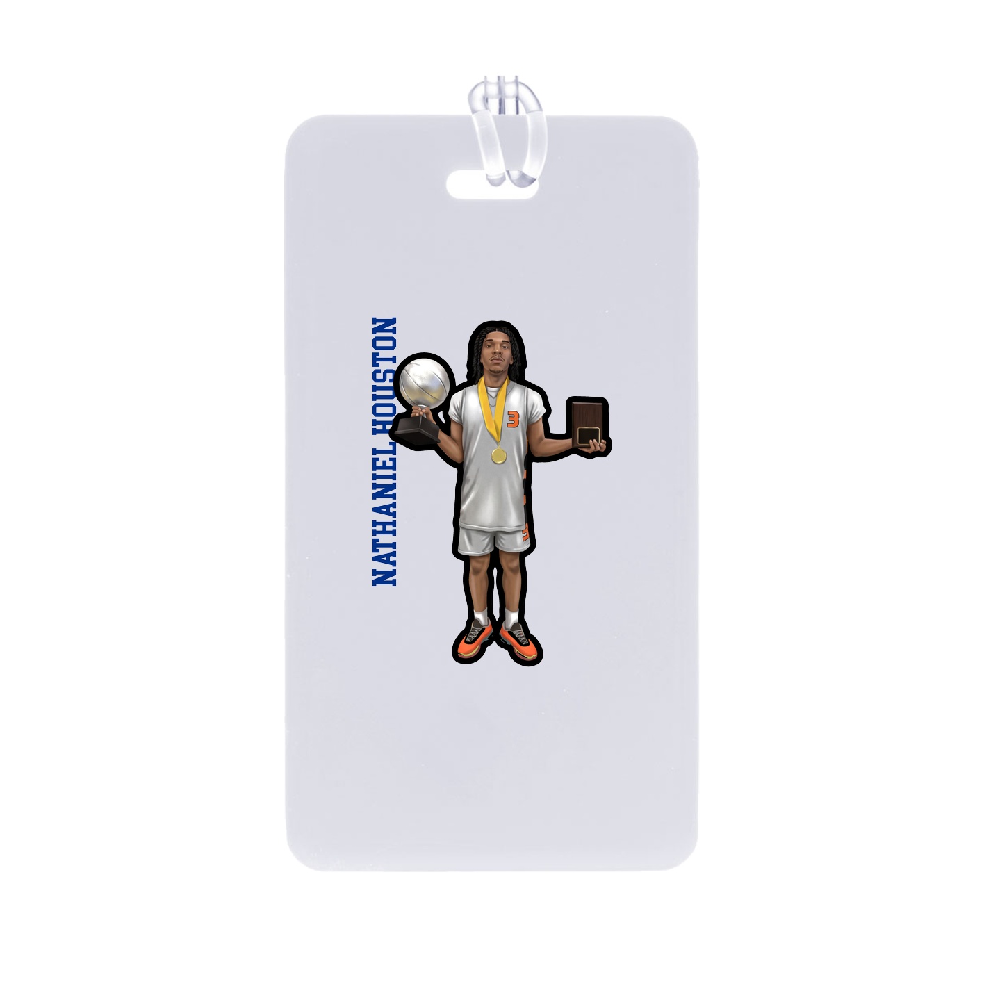 Bag Tag — Name Vertical in Classic