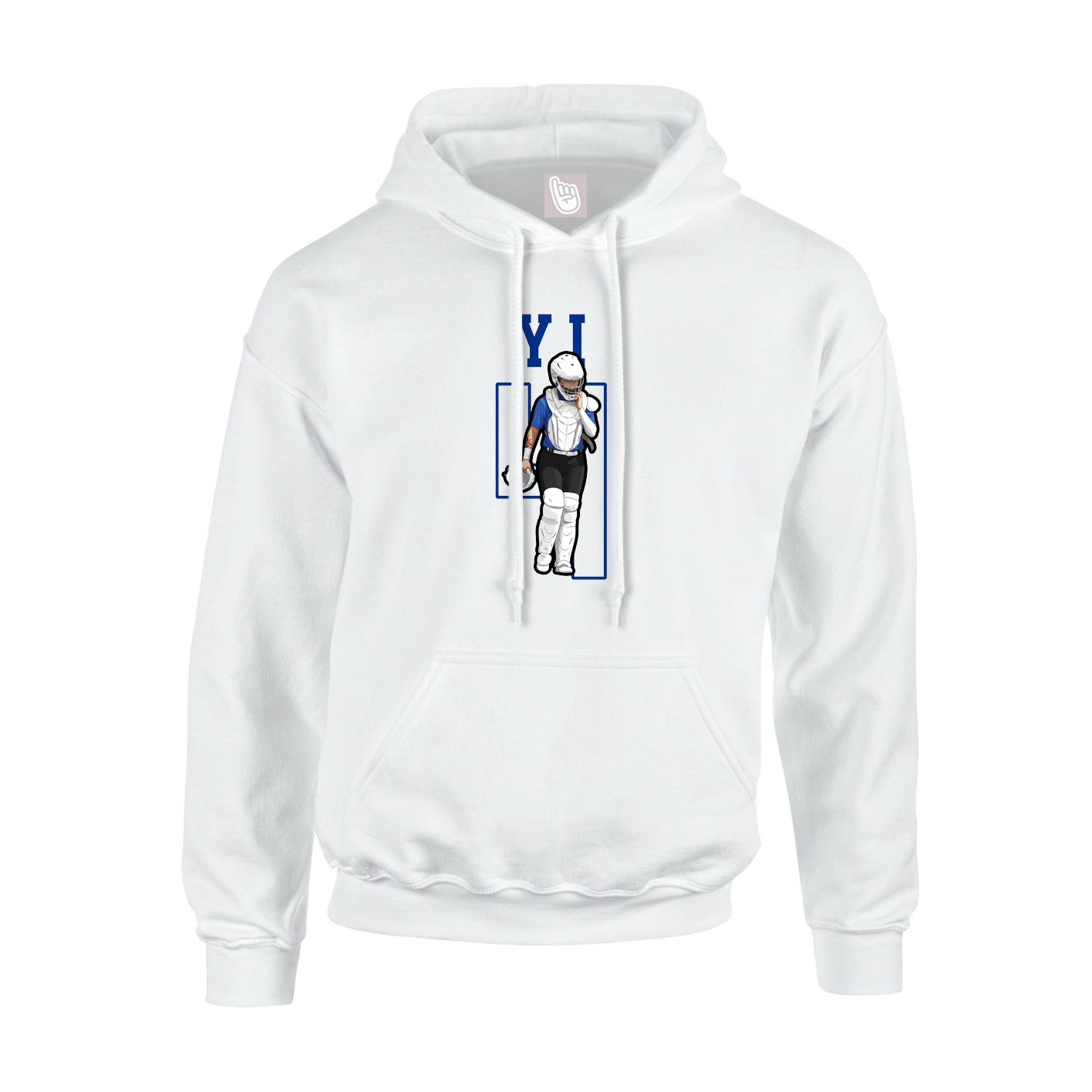 Hoodie — Shirsey in White