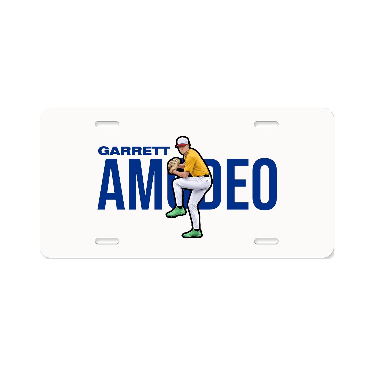 License Plate — Player Name in Classic