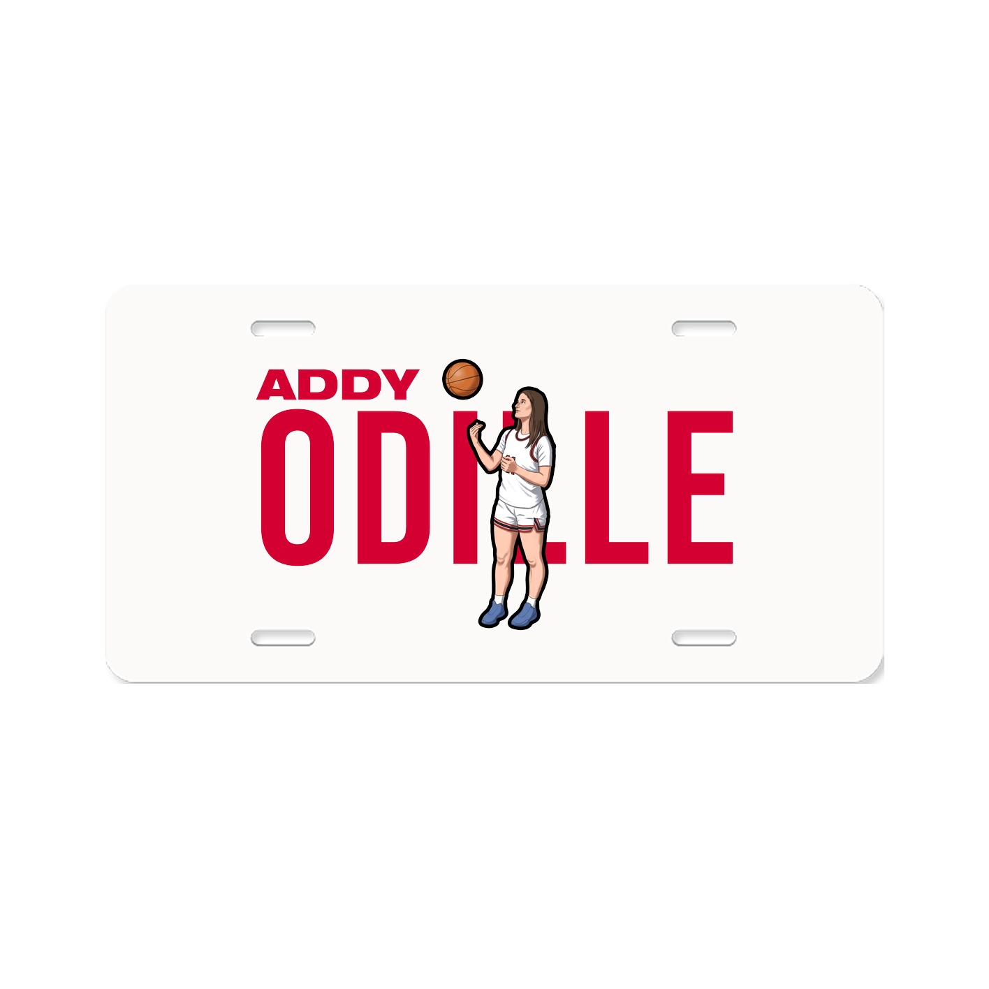 License Plate — Player Name in Classic