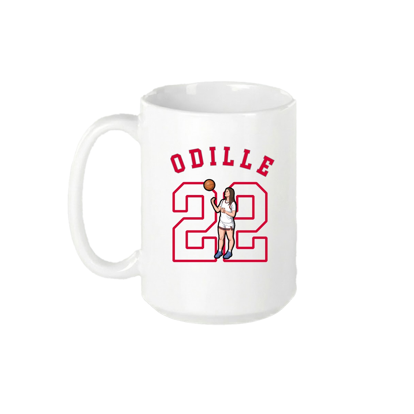 15oz Coffee Mug — Shirsey Arch in White
