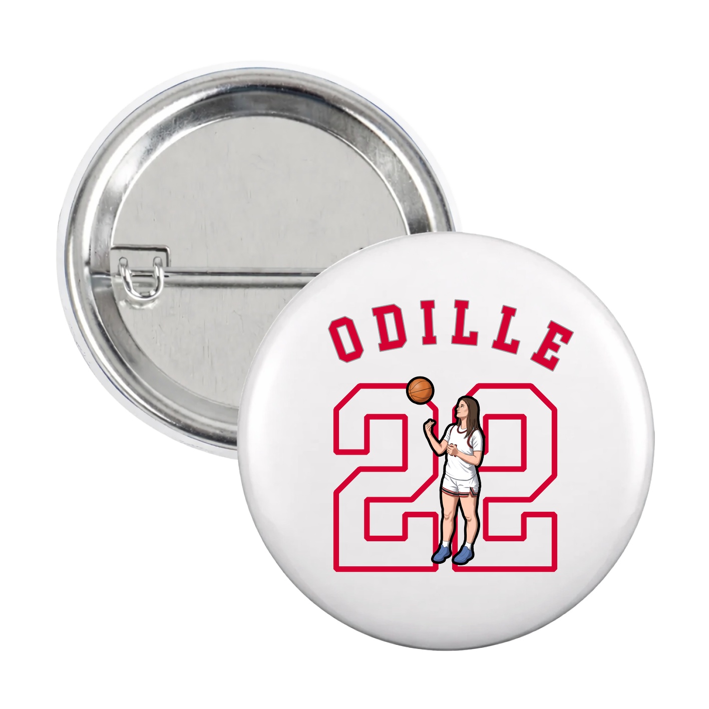 Game Day Button — Shirsey Arch in White