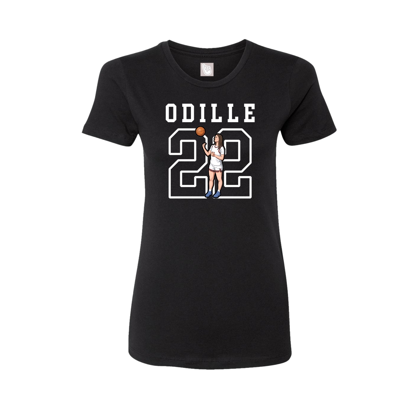 Fitted Women's Tee — Shirsey in Black