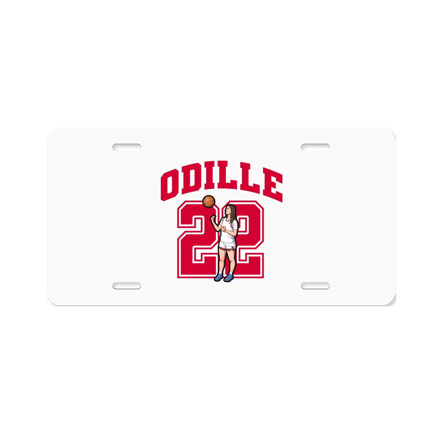 License Plate — Number in Classic