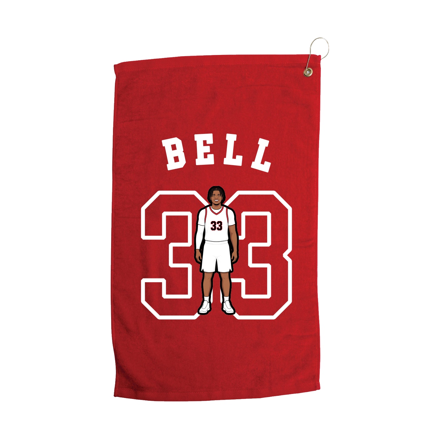 Golf Towel — Shirsey Arch in Red