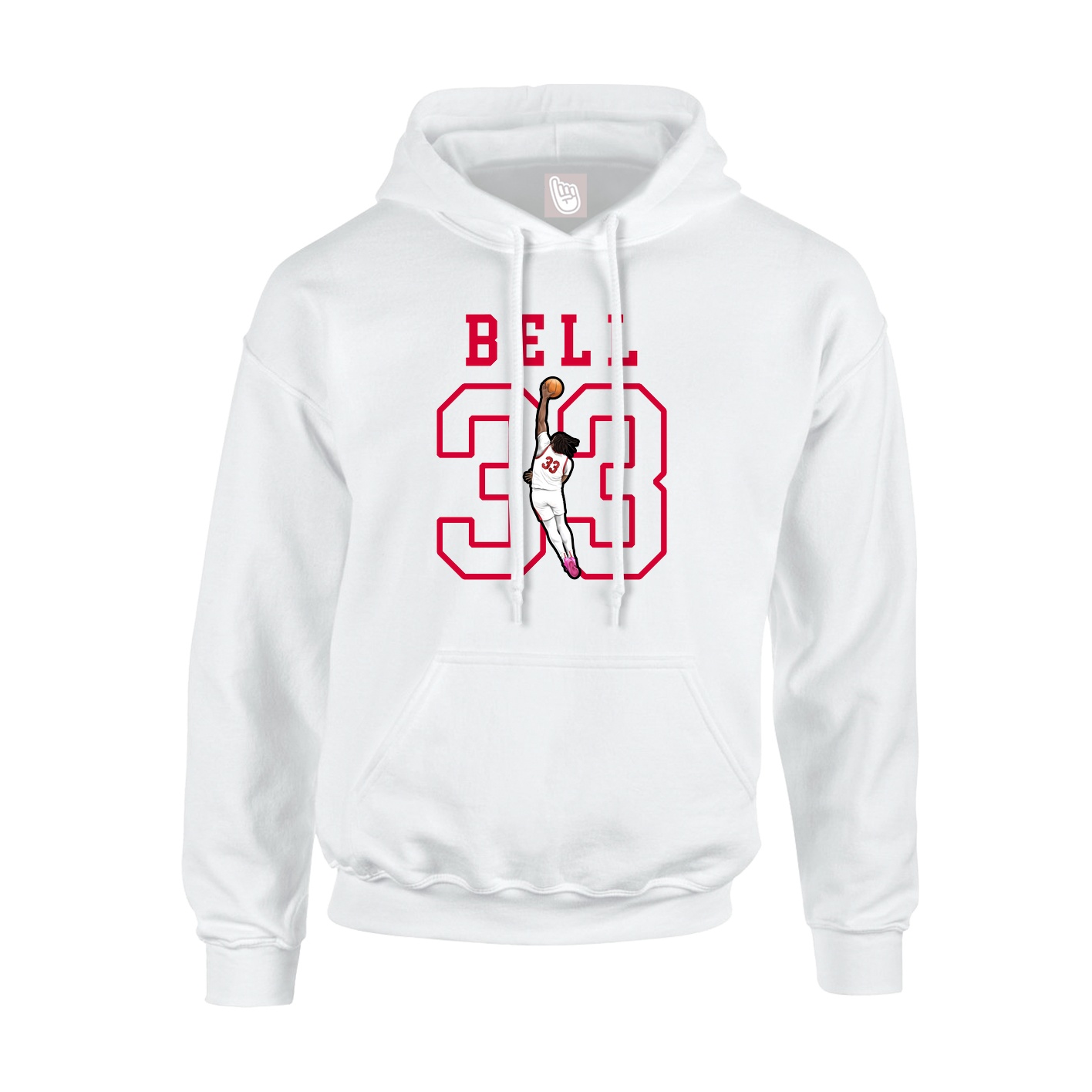 Hoodie — Shirsey in White
