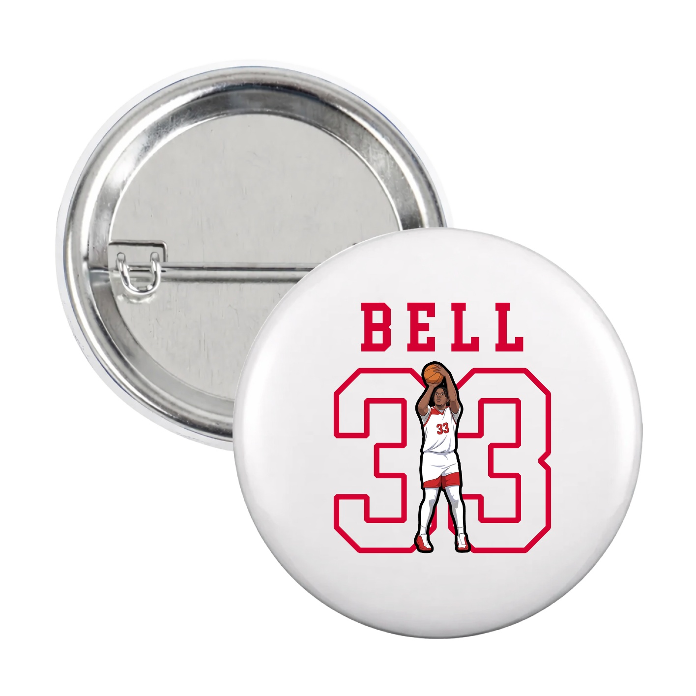 Game Day Button — Shirsey in White