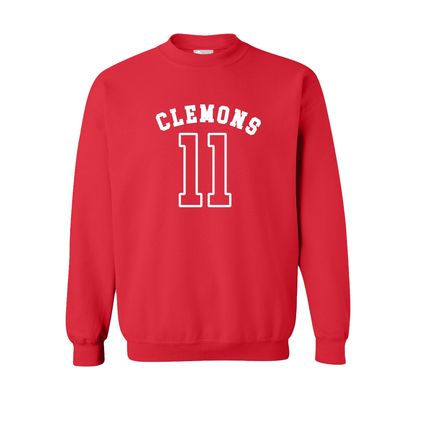 Fleece Crew — Shirsey Arch in Red