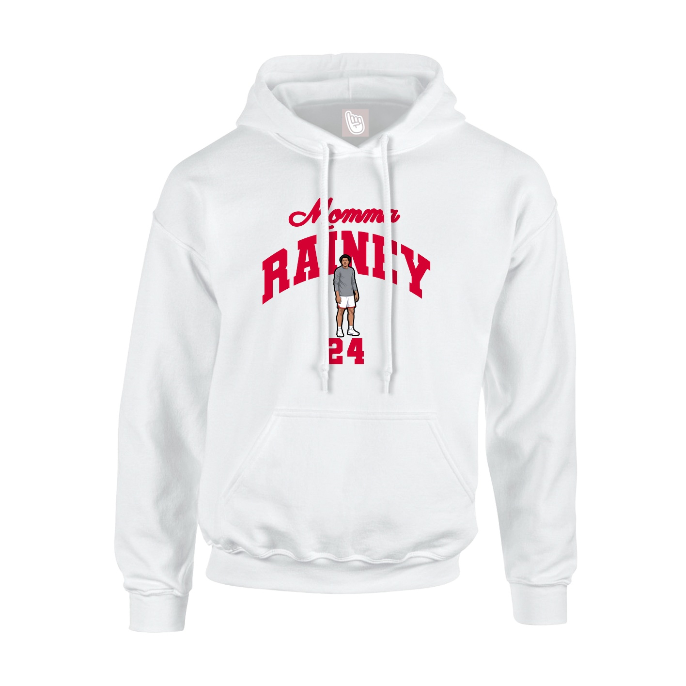 Hoodie — Mothers Day Arch in White