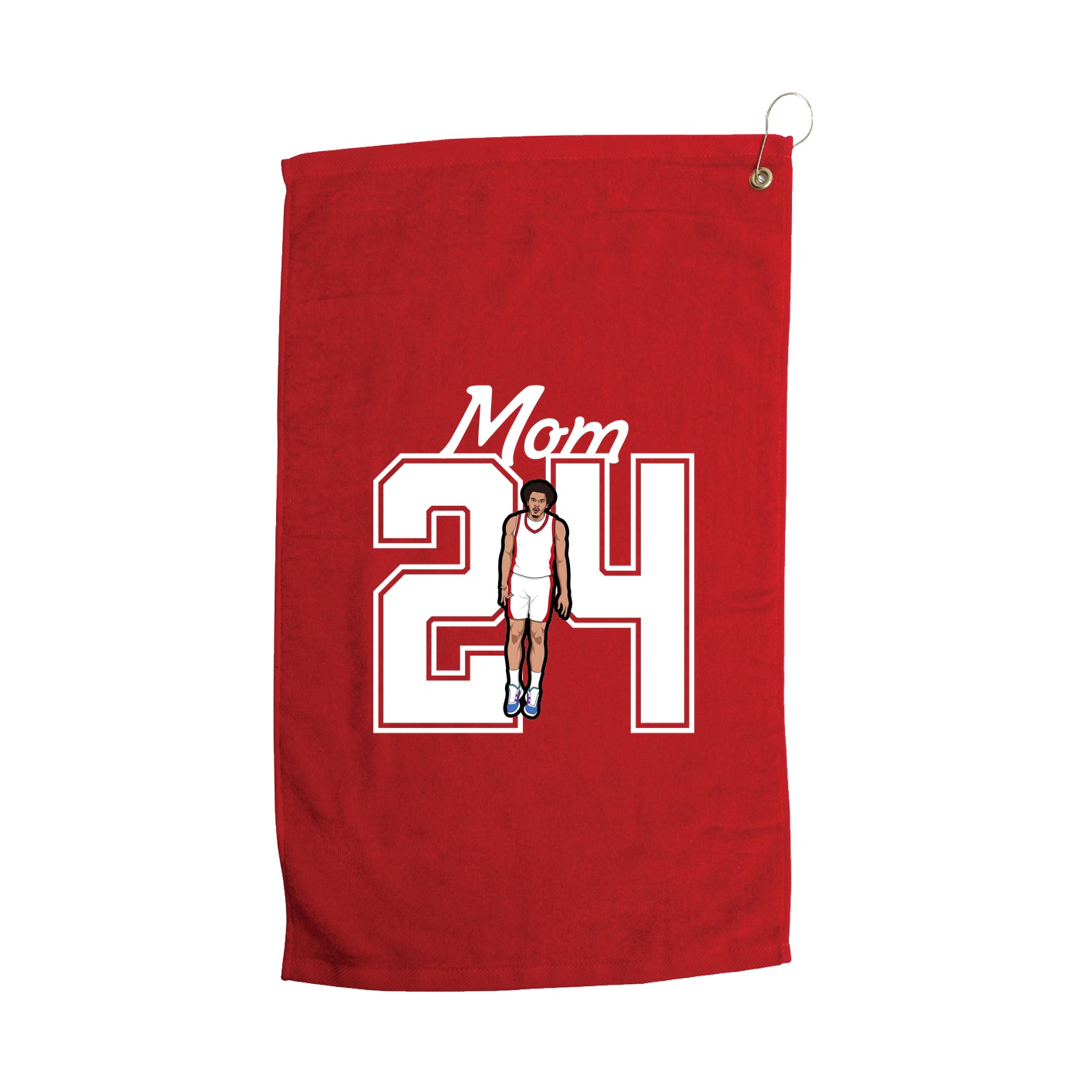 Golf Towel — Mothers Day Shirsey in Red