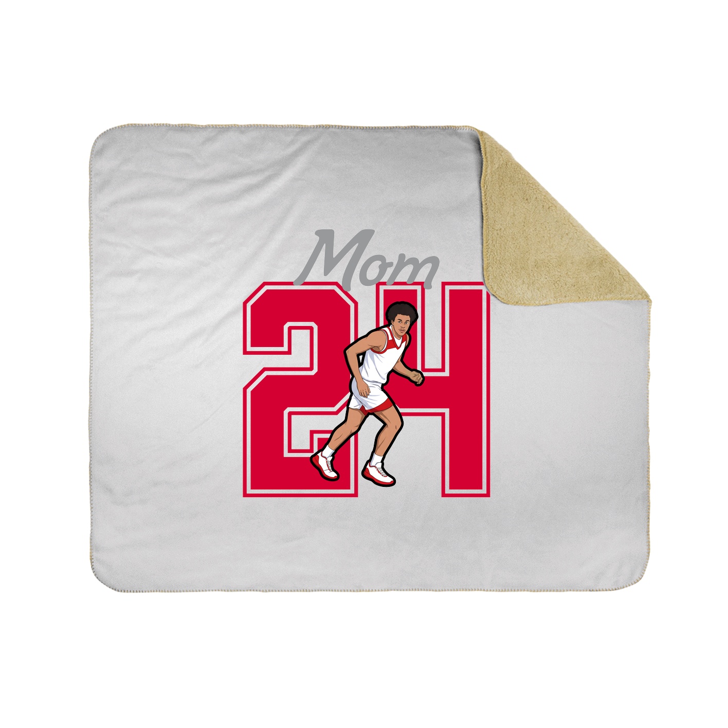 Throw Blanket — Mothers Day Shirsey in White
