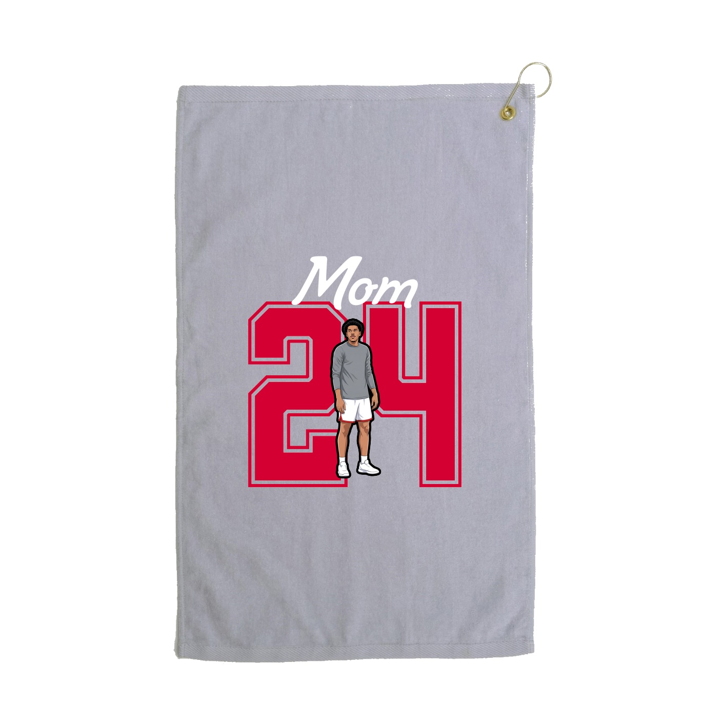 Golf Towel — Mothers Day Shirsey in Grey