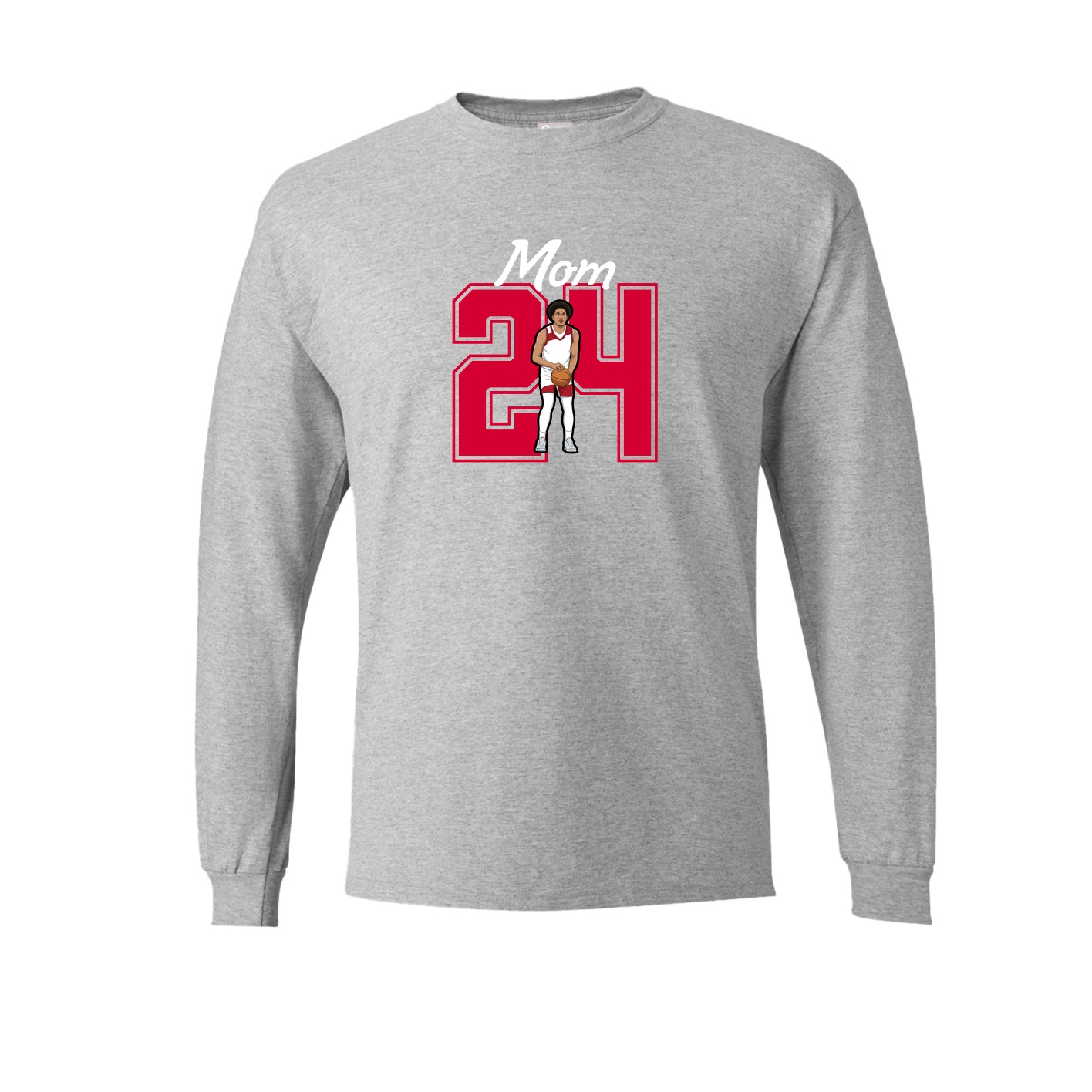 Long Sleeve Tee — Mothers Day Shirsey in Grey