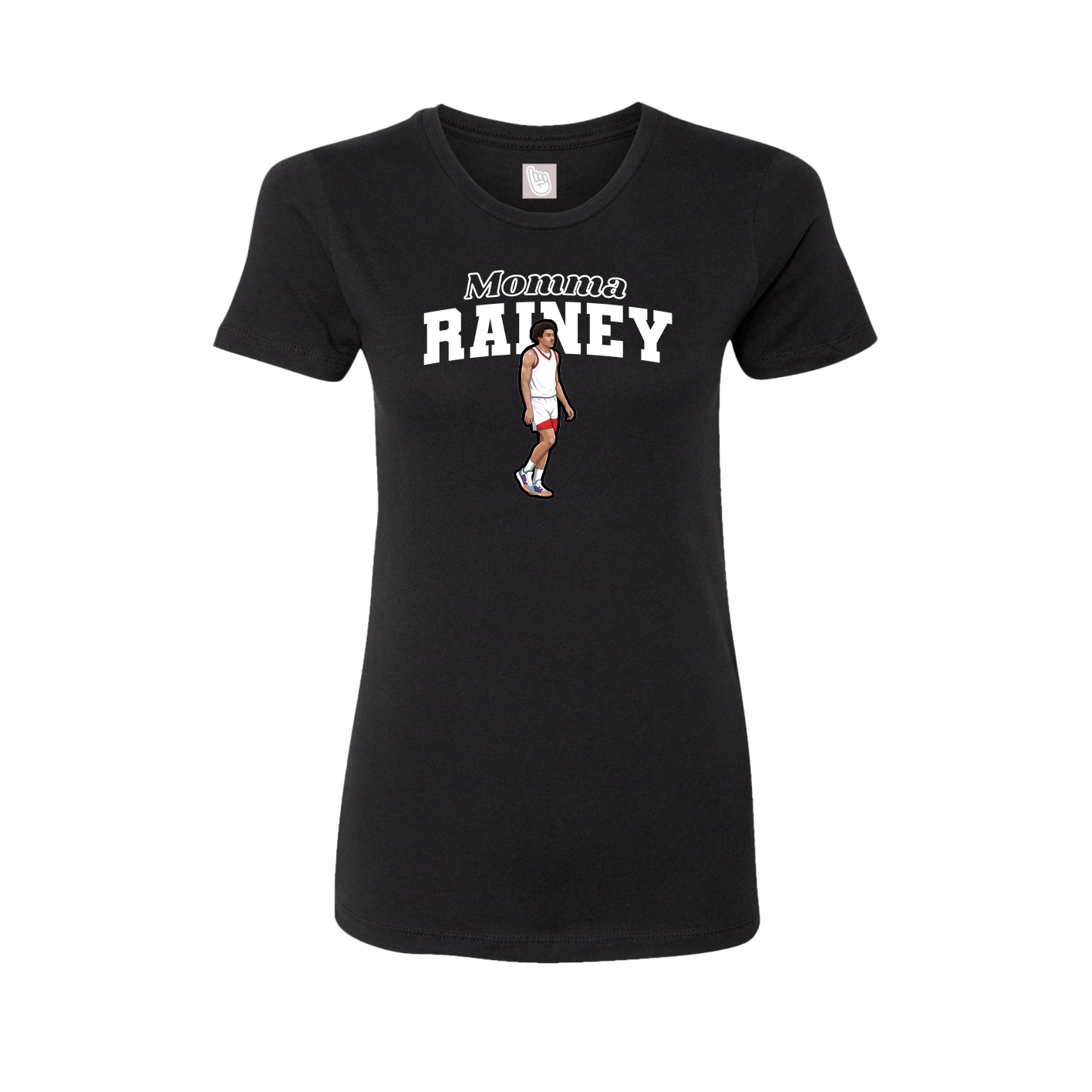 Womens Tee — Mothers Day Block in Black
