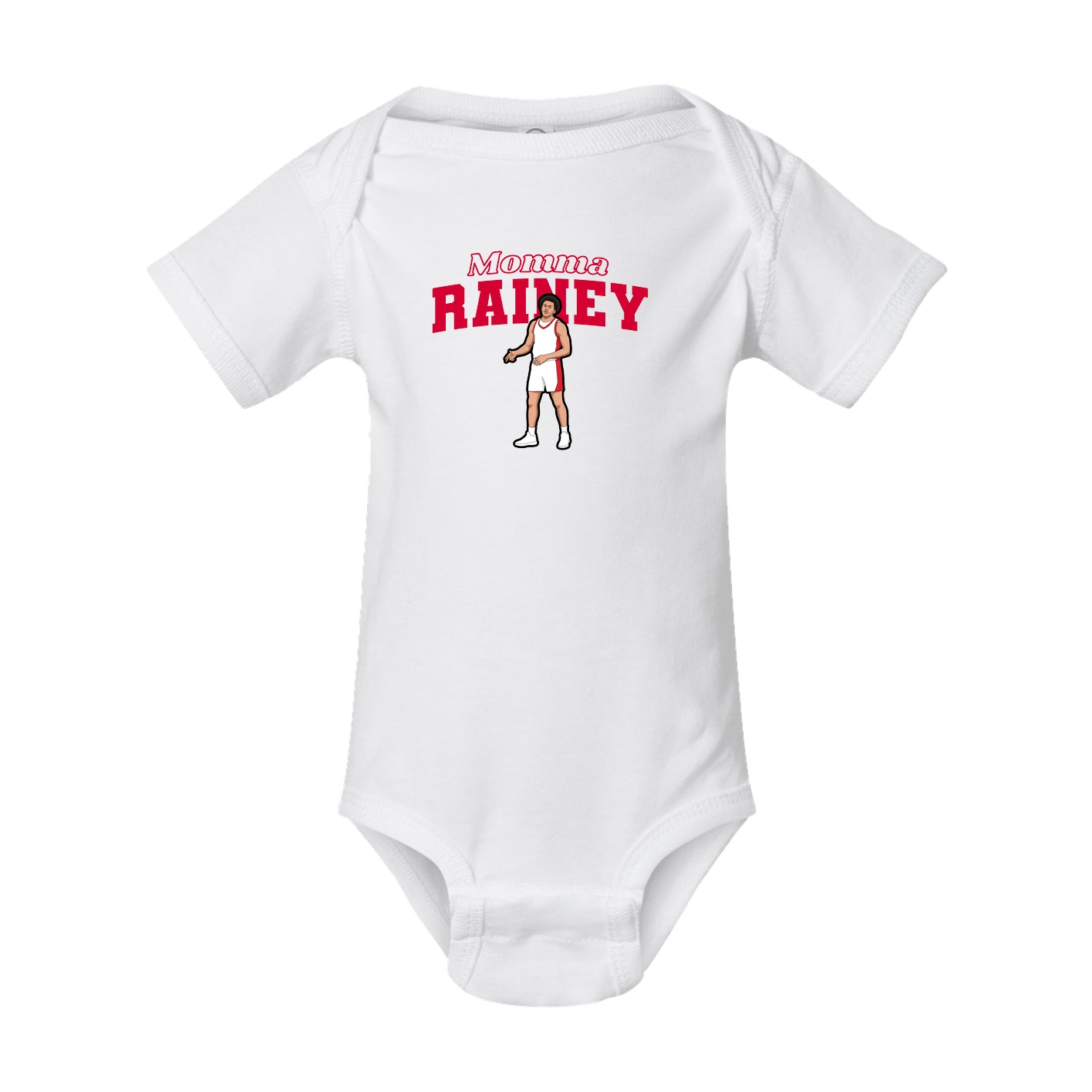 Baby Onesie — Mothers Day Block in White
