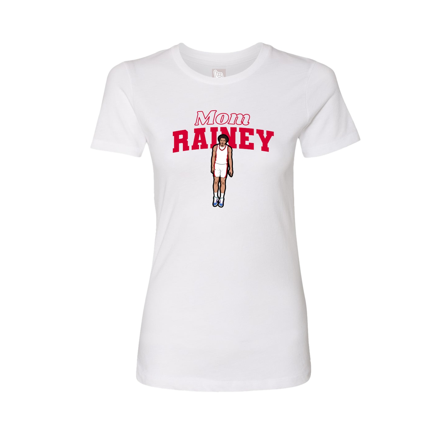 Womens Tee — Mothers Day Block in White