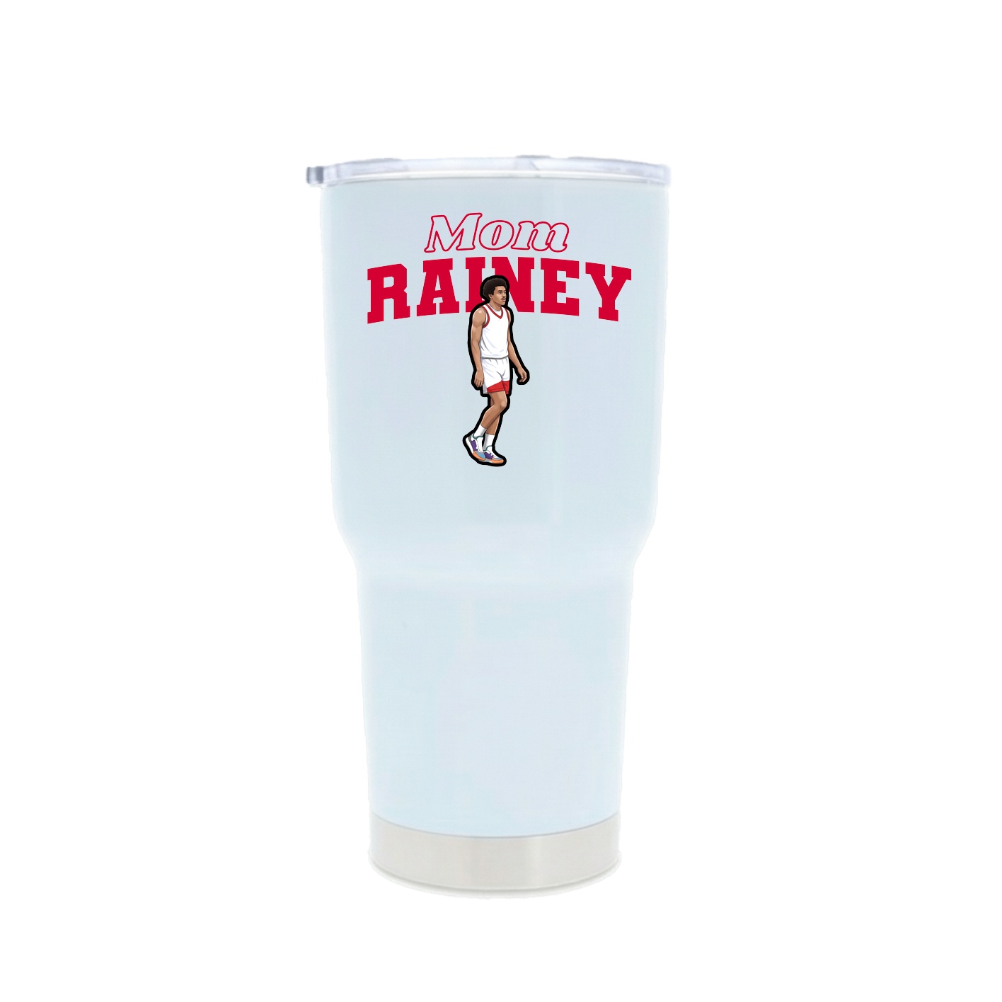 30oz Stainless Steel Tumbler — Mothers Day Block in White