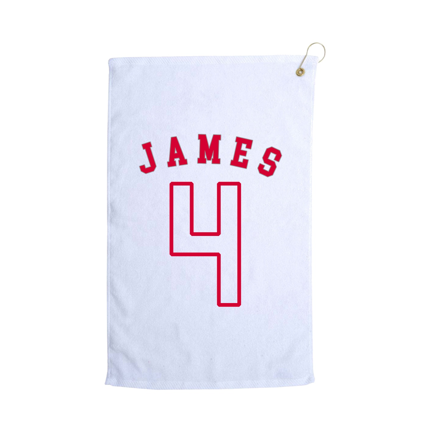 Golf Towel — Shirsey Arch in White