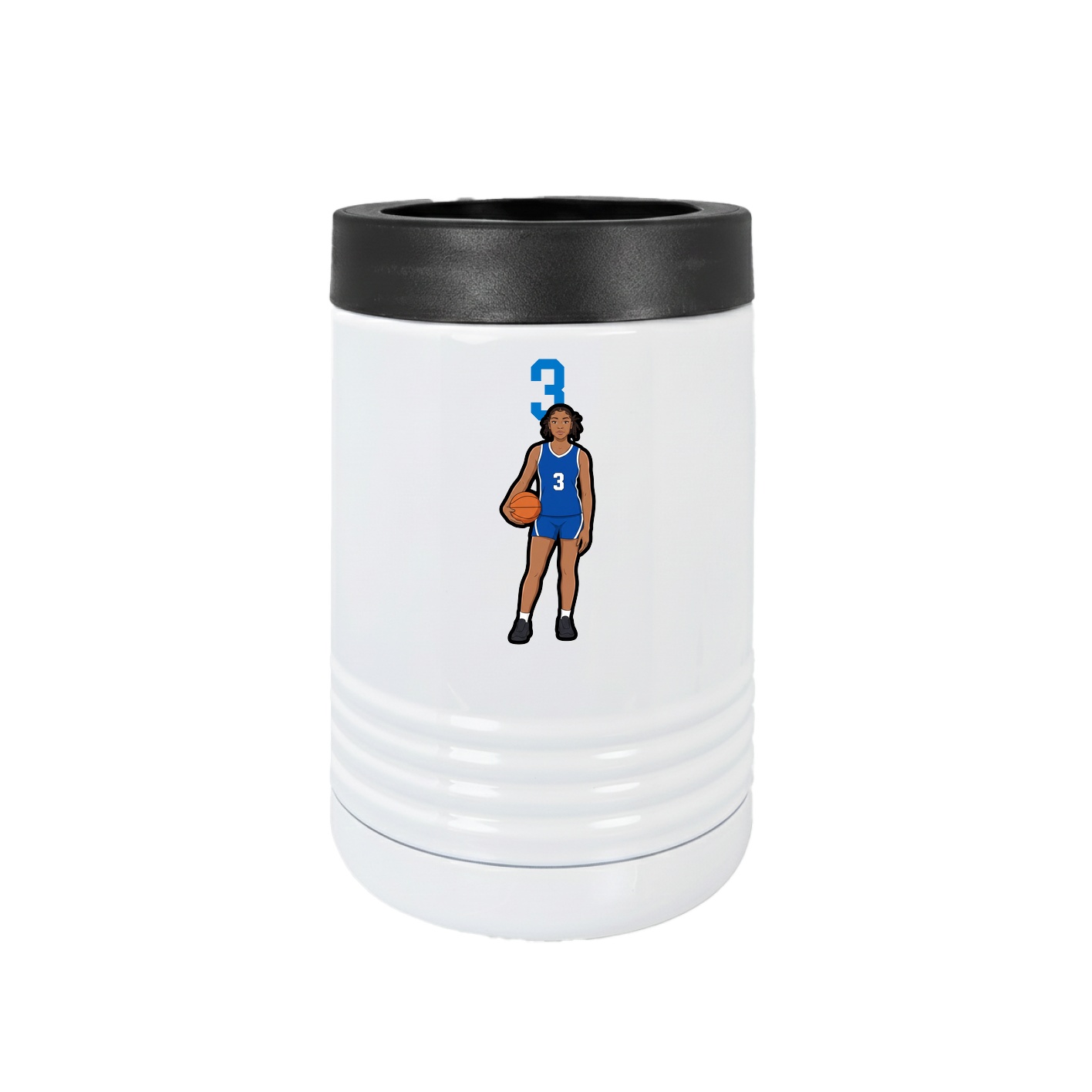 Beverage Holder — Number Top in White