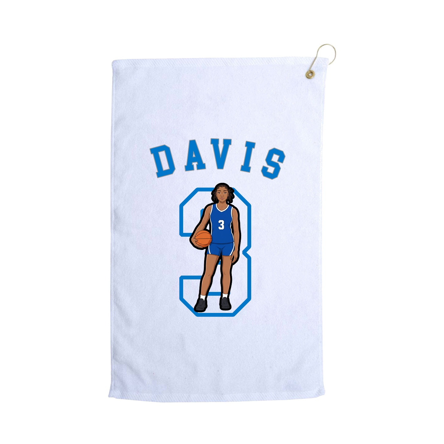 Golf Towel — Shirsey Arch in White