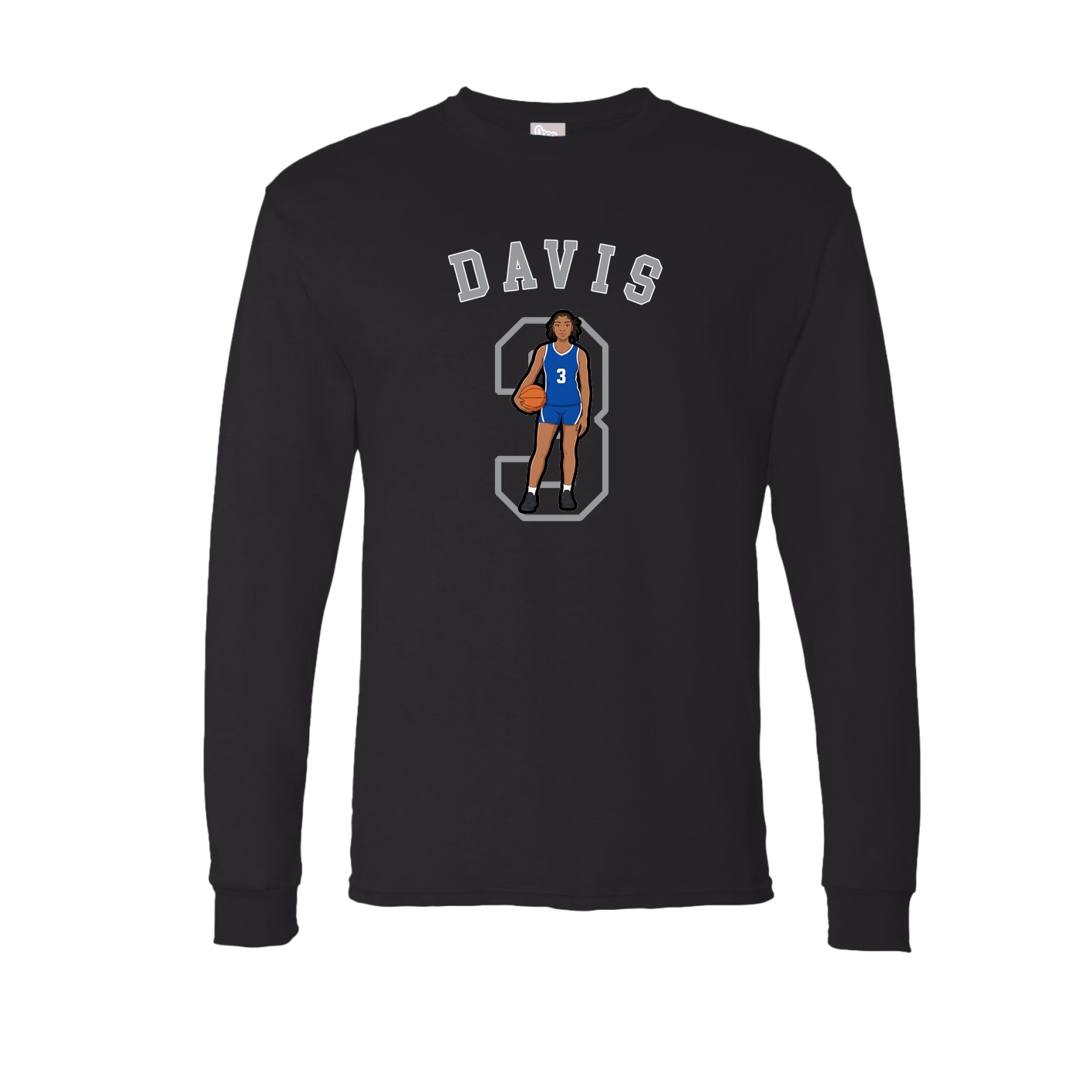 Long Sleeve Tee — Shirsey Arch in Black