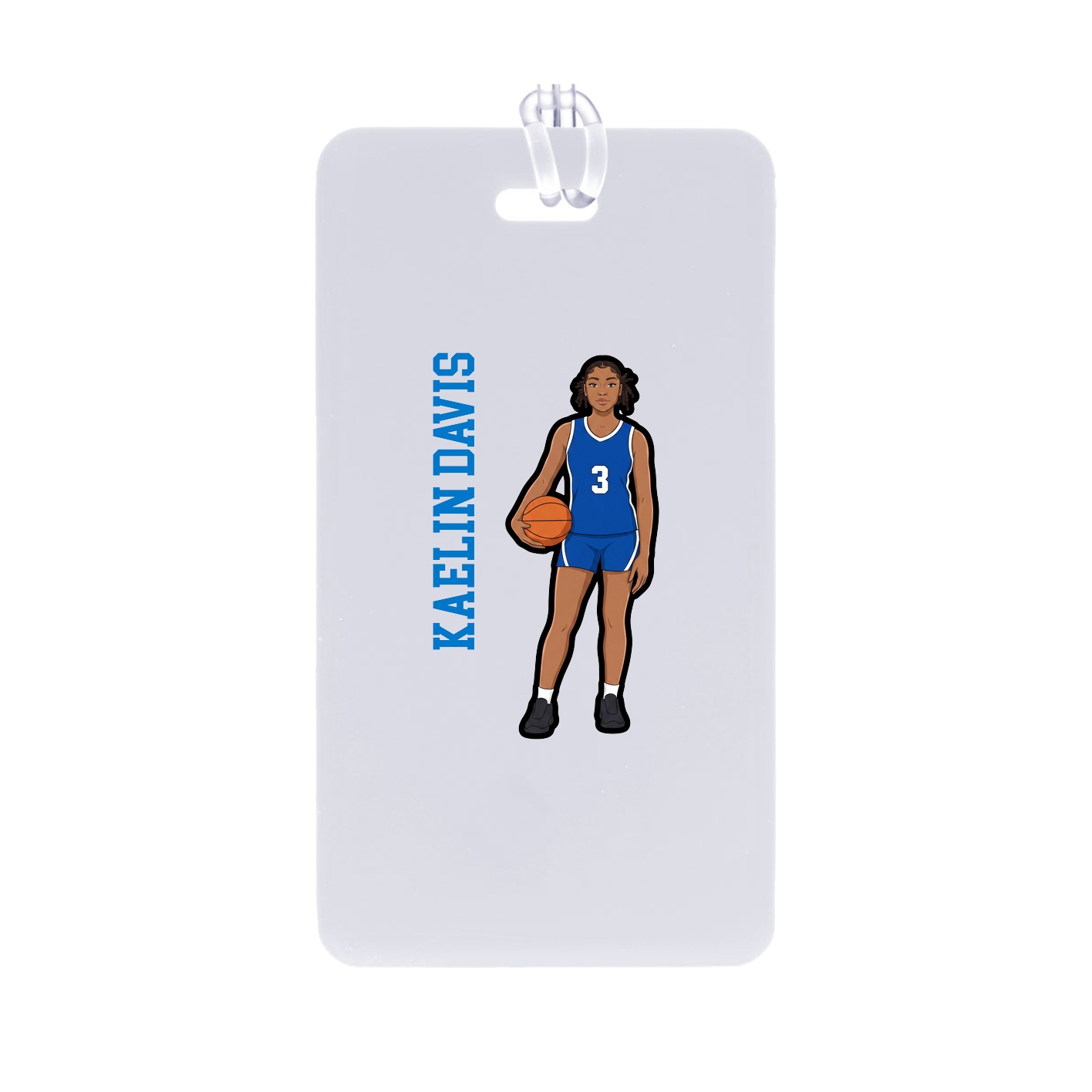 Bag Tag — Name Vertical in Classic