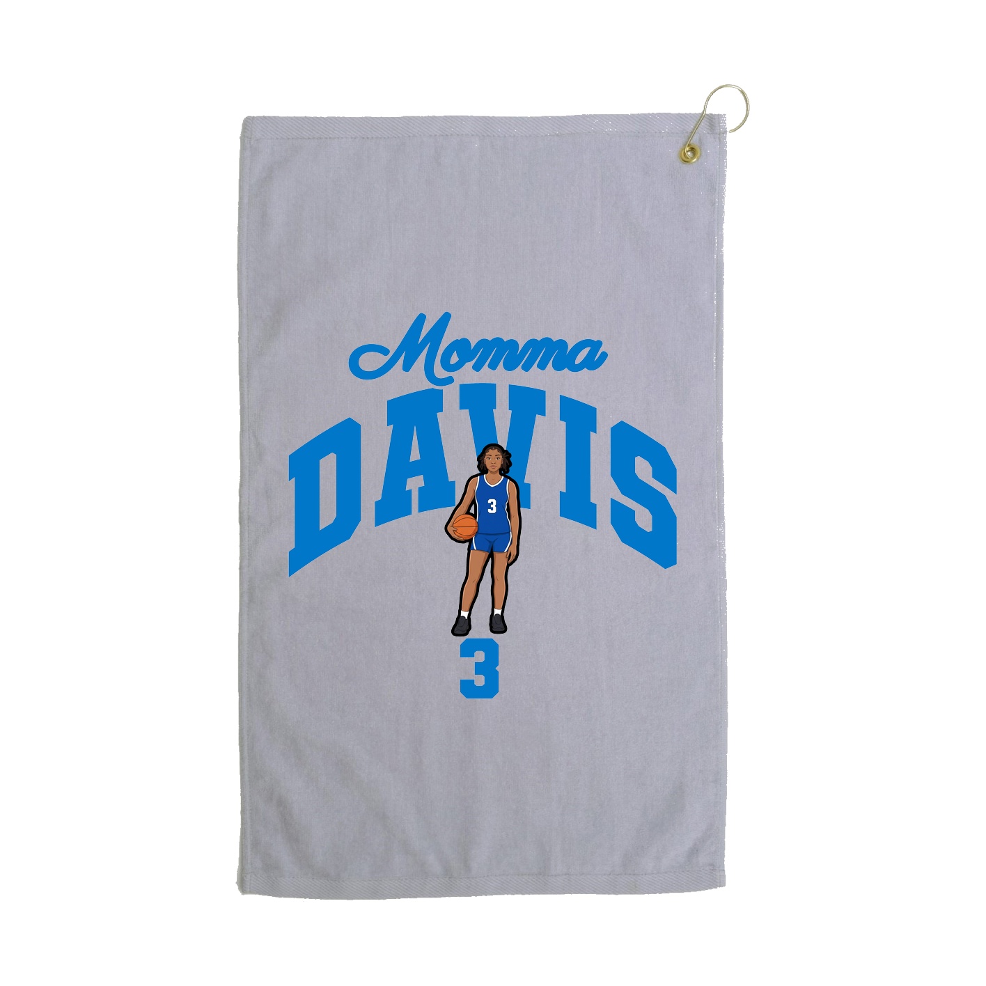 Golf Towel — Mothers Day Arch in Grey