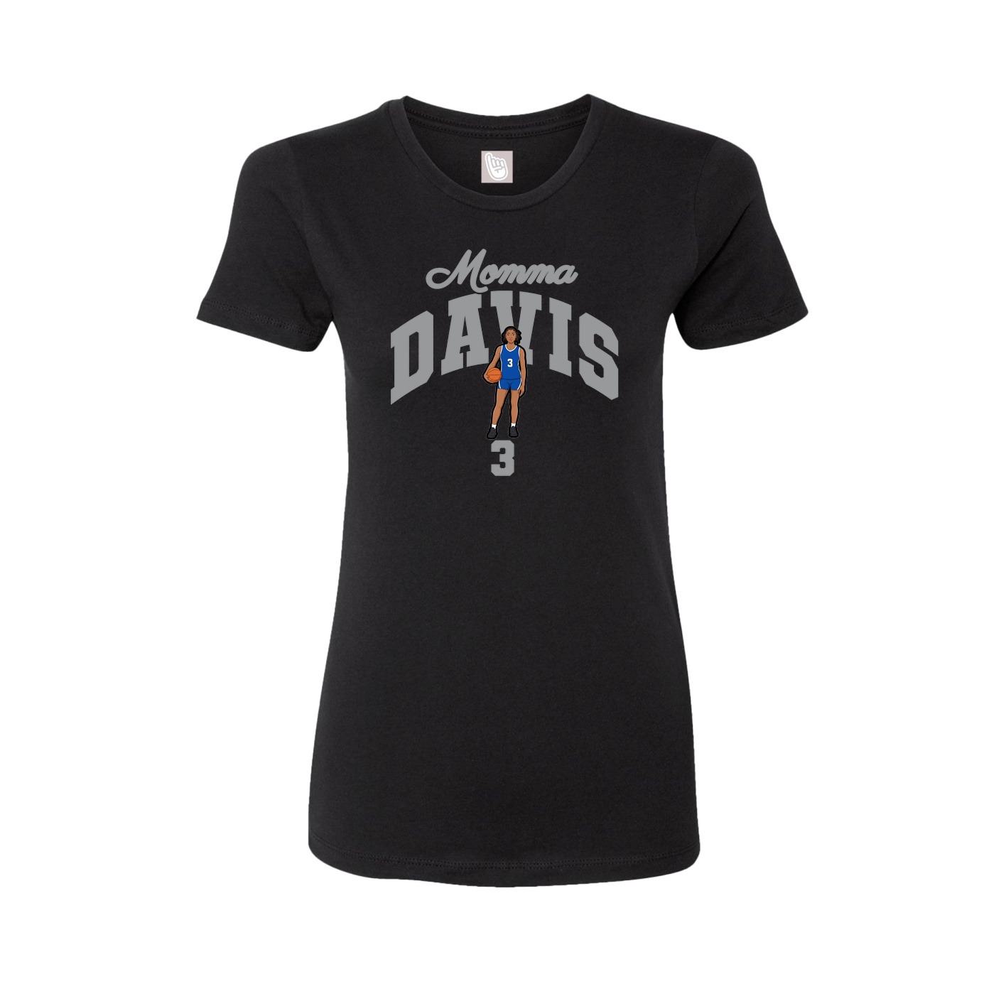 Womens Tee — Mothers Day Arch in Black