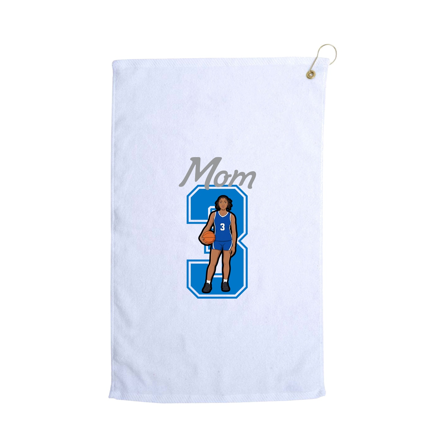 Golf Towel — Mothers Day Shirsey in White