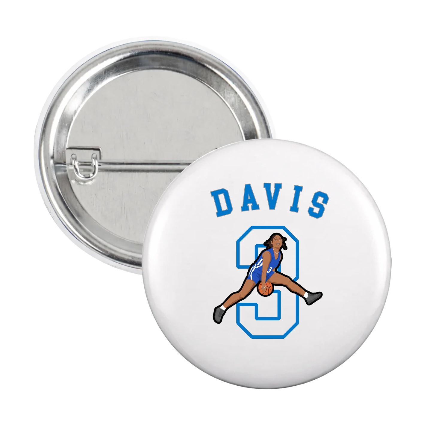 Game Day Button — Shirsey Arch in White