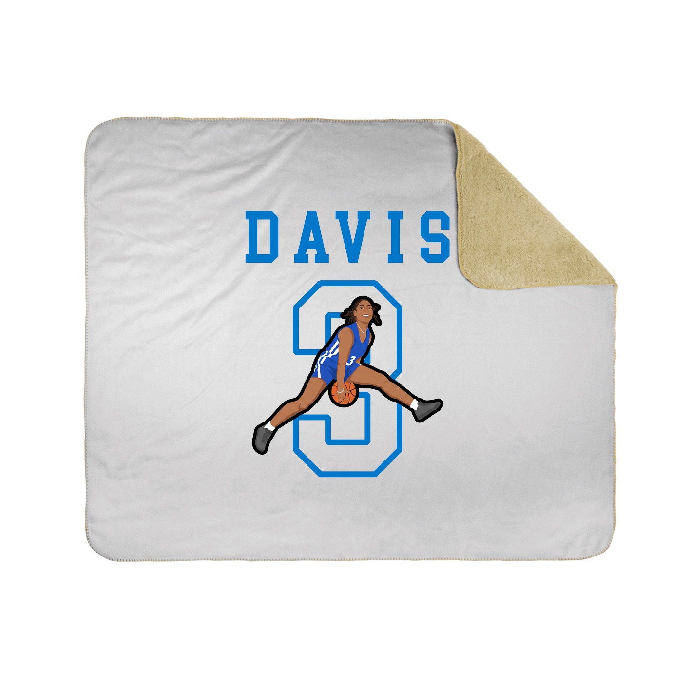 Throw Blanket — Shirsey in White