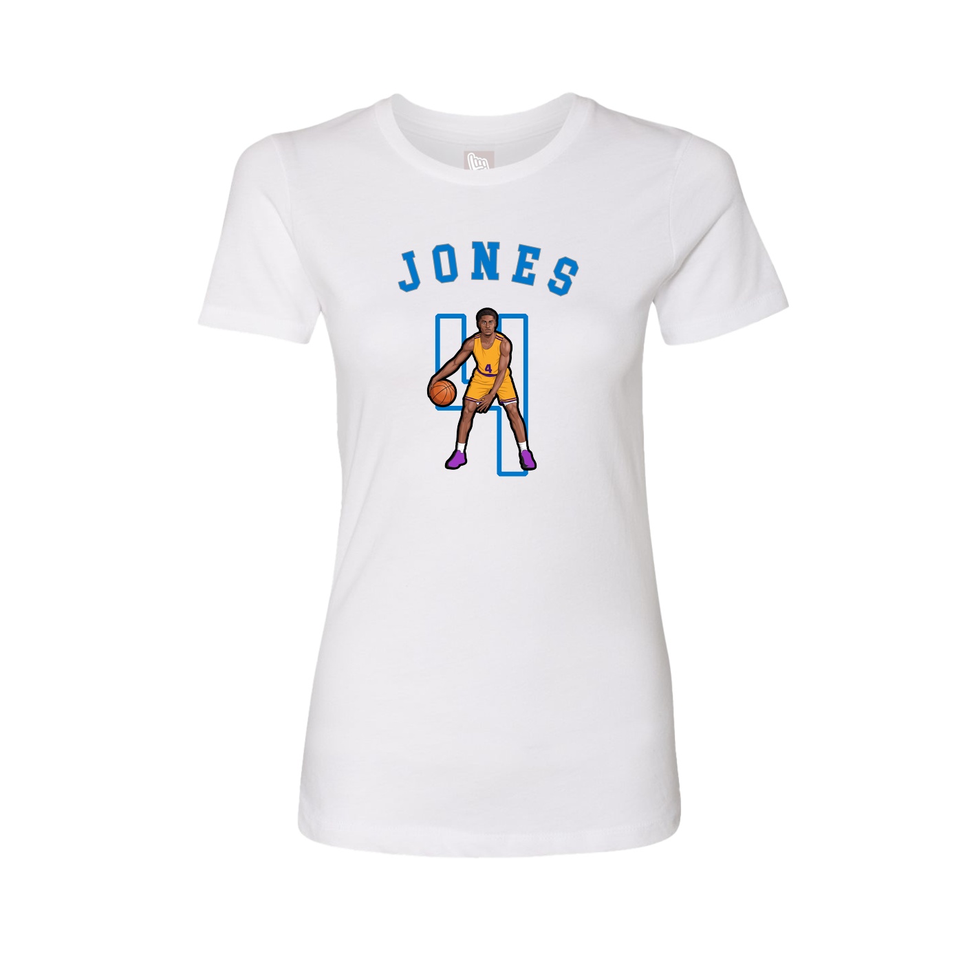 Fitted Women's Tee — Shirsey Arch in White