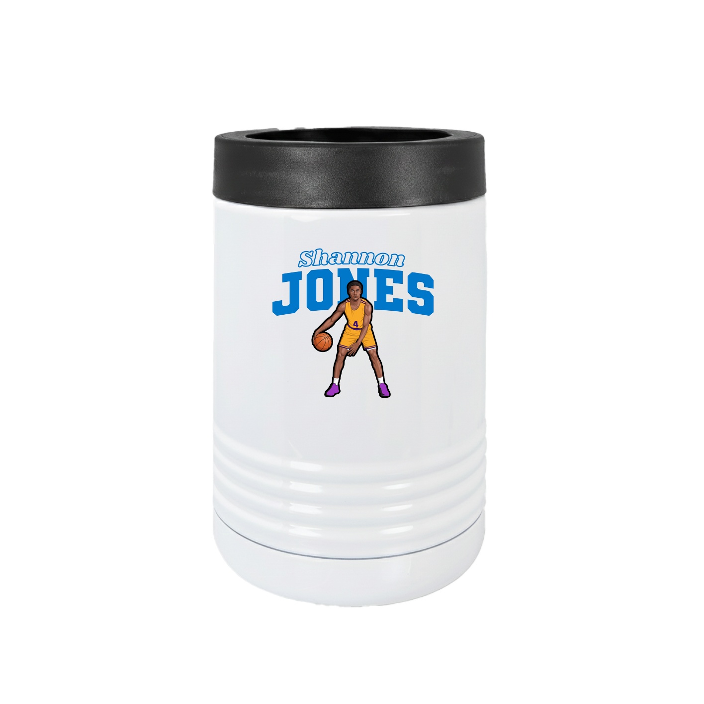 Beverage Holder — Name Arch in White