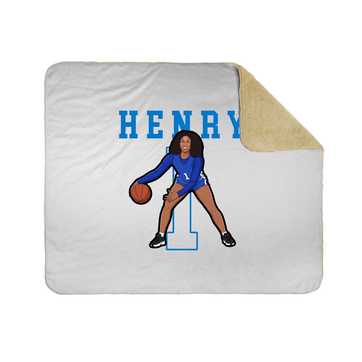 Throw Blanket — Shirsey in White
