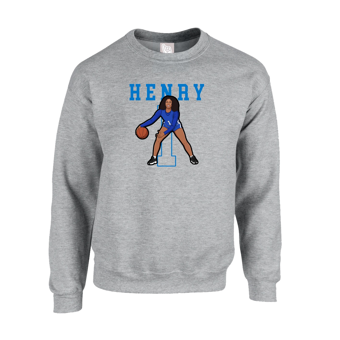Fleece Crew — Shirsey in Grey