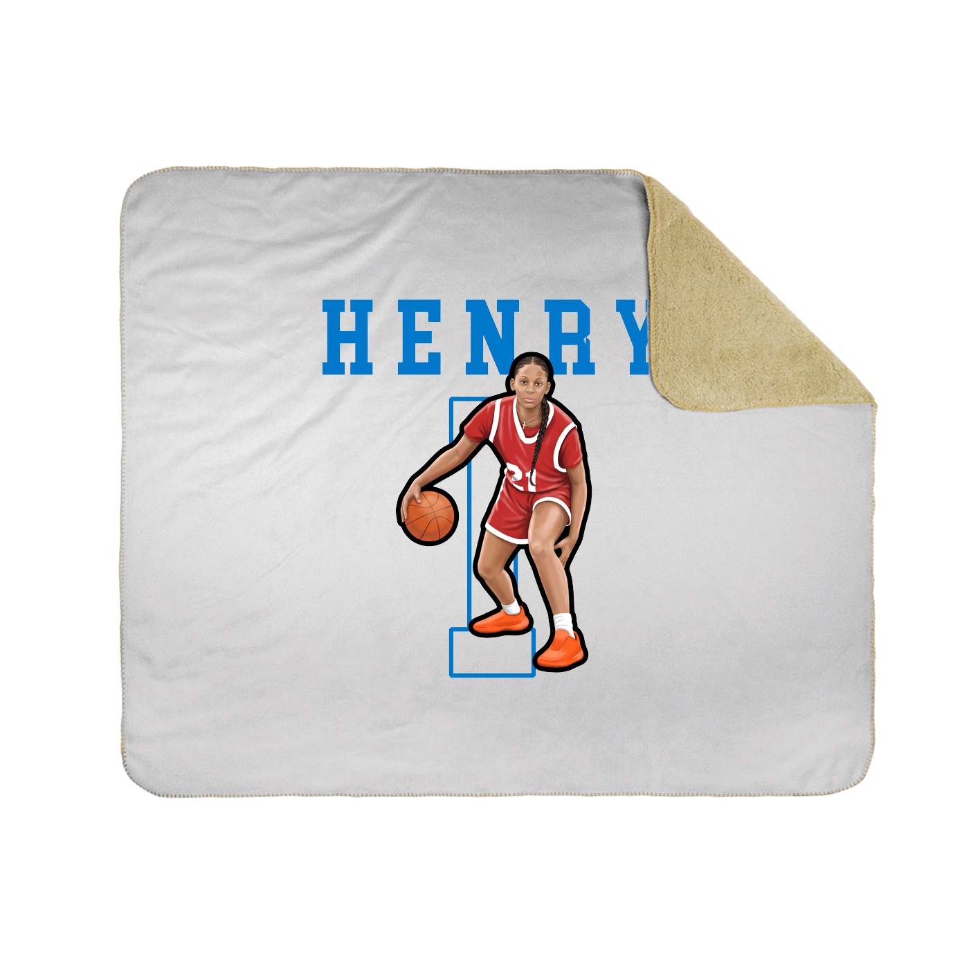 Throw Blanket — Shirsey in White