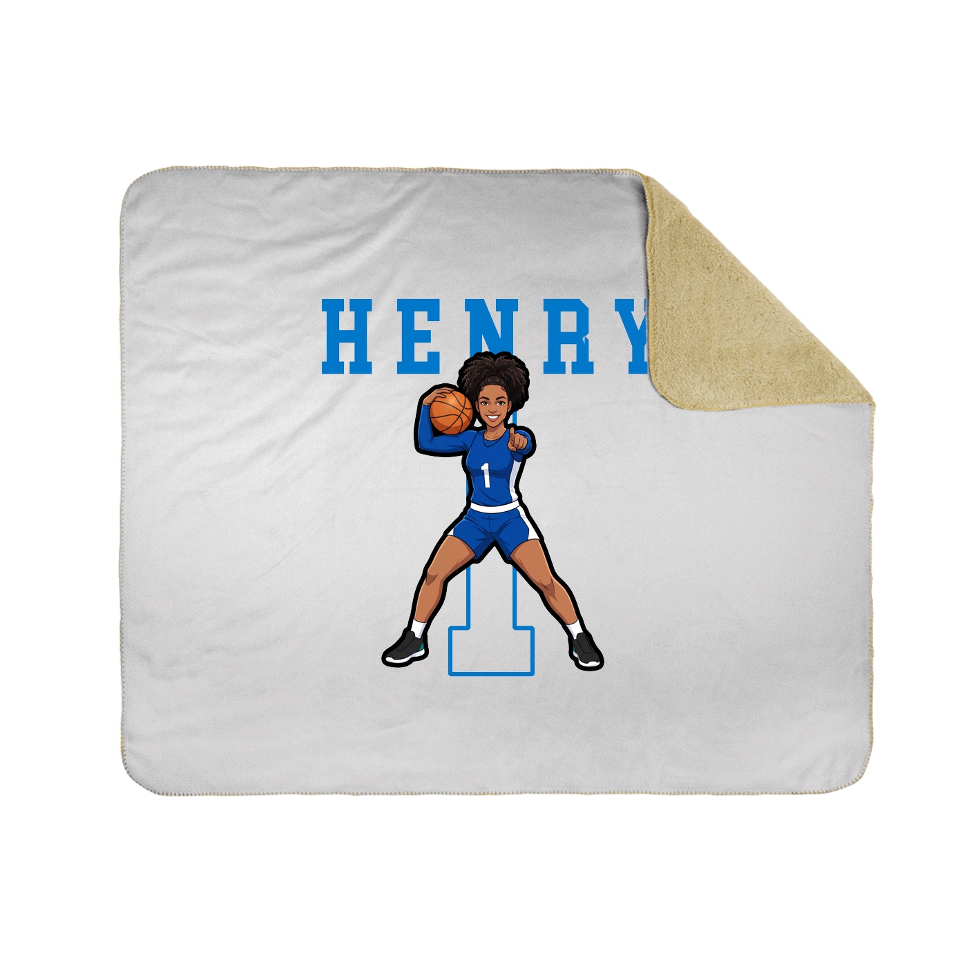 50x60 Sherpa Lined Throw Blanket