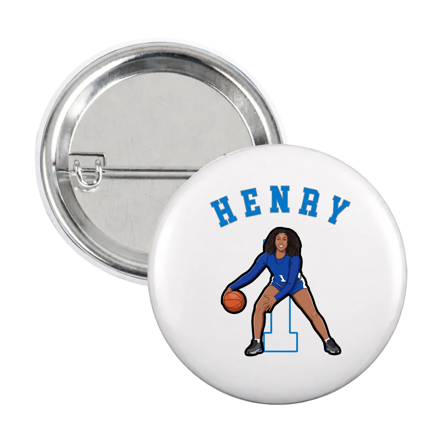 Game Day Button — Shirsey Arch in White