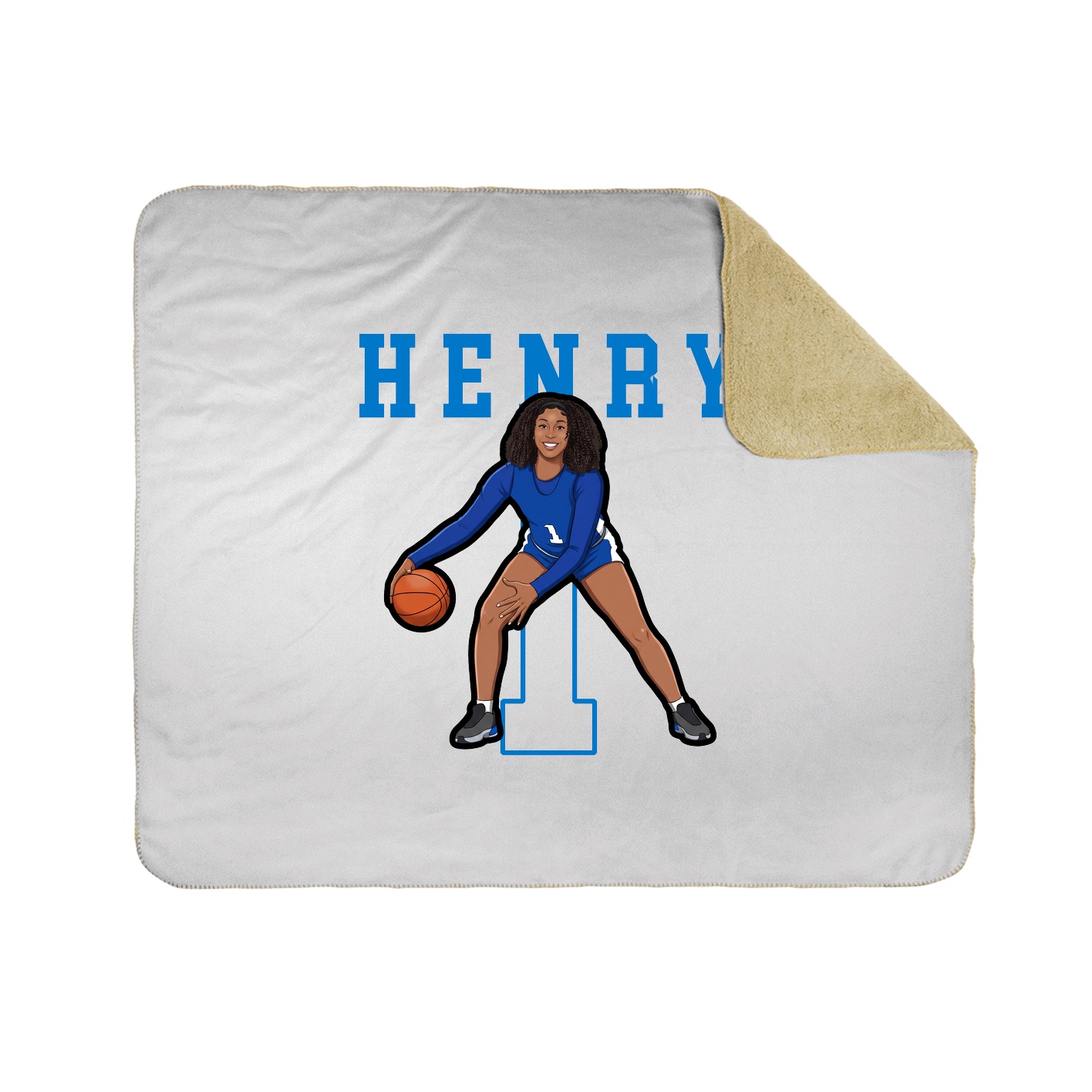 Throw Blanket — Shirsey in White