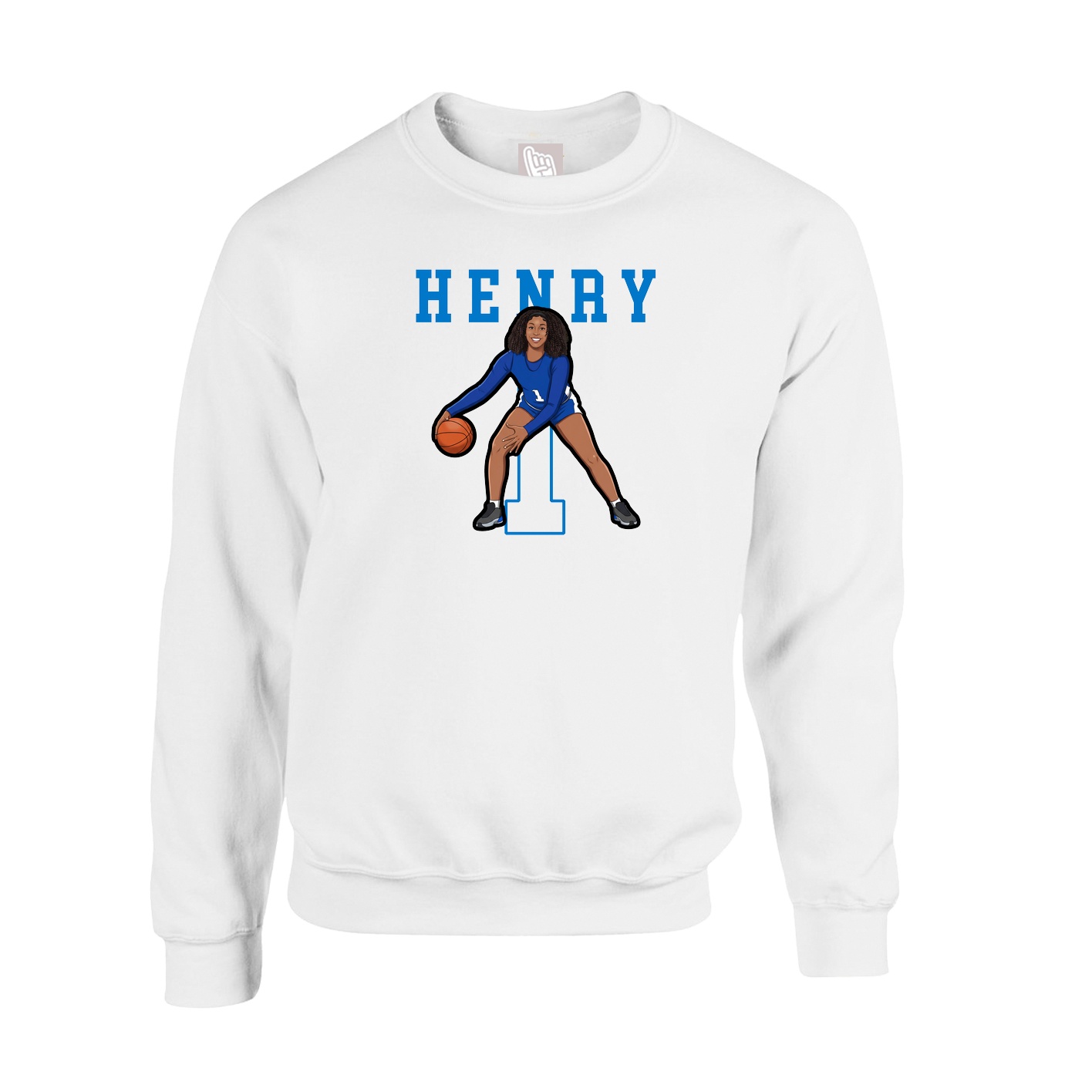 Fleece Crew — Shirsey in White