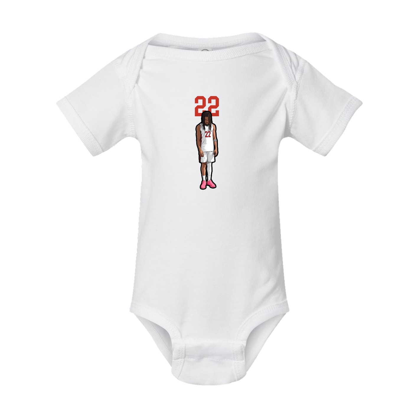 Baby Onesie — Number Top in White