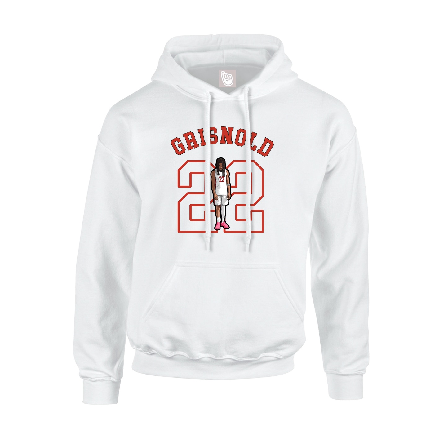 Youth Hoodie — Shirsey Arch in White
