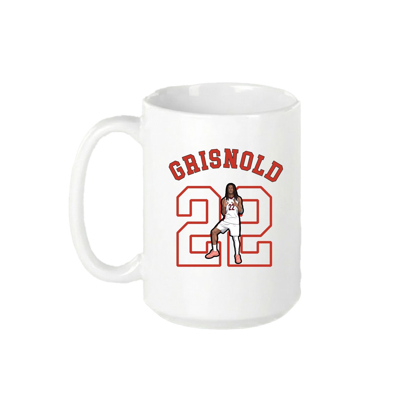 15oz Coffee Mug — Shirsey Arch in White