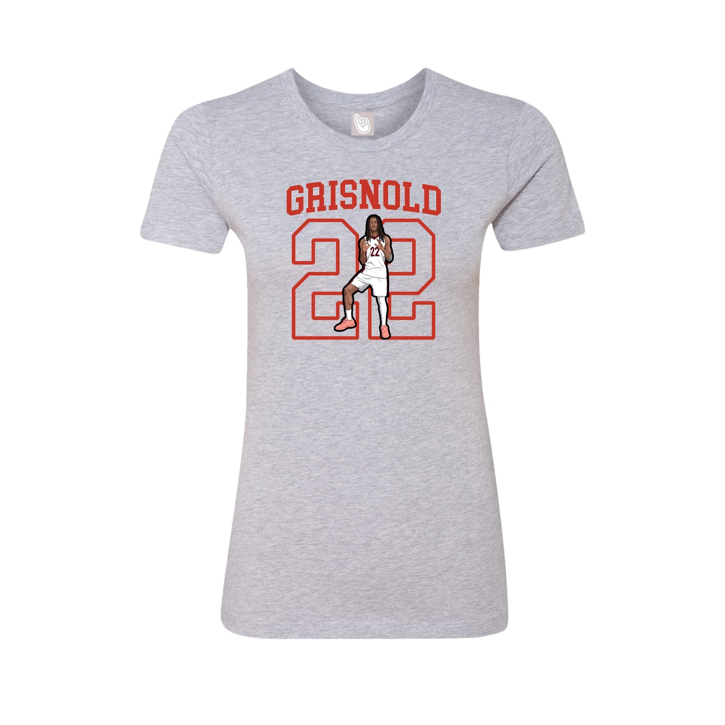 Fitted Women's Tee — Shirsey in Grey