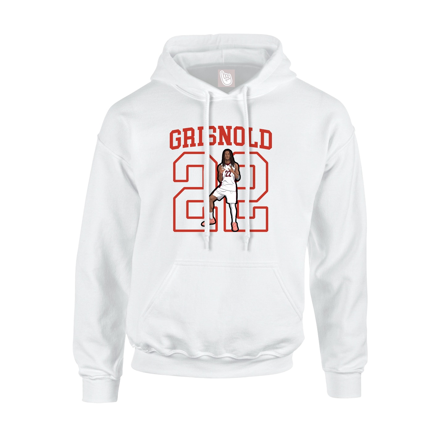 Hoodie — Shirsey in White